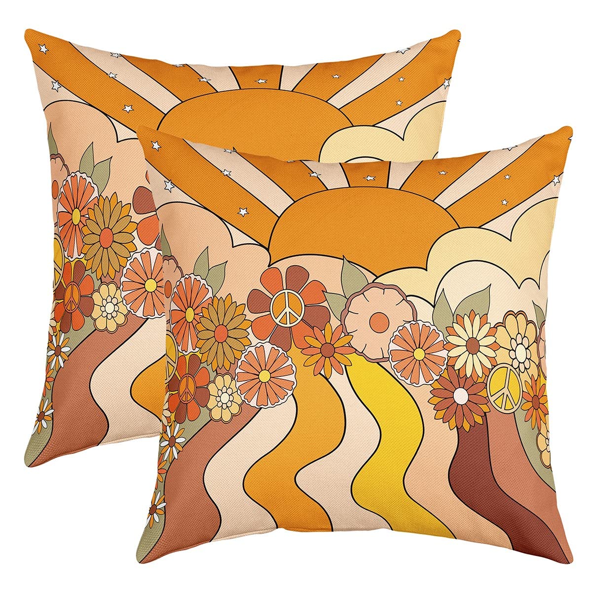 Taie D'oreiller 45x 45cm,Creative Retro Théière Cube Sucre Menthe Citron Cupcake,Housse De Coussin Canapé Moderne Magnifiques Housses Coussins De Voiture Canapé Maison Décor Protecteurs