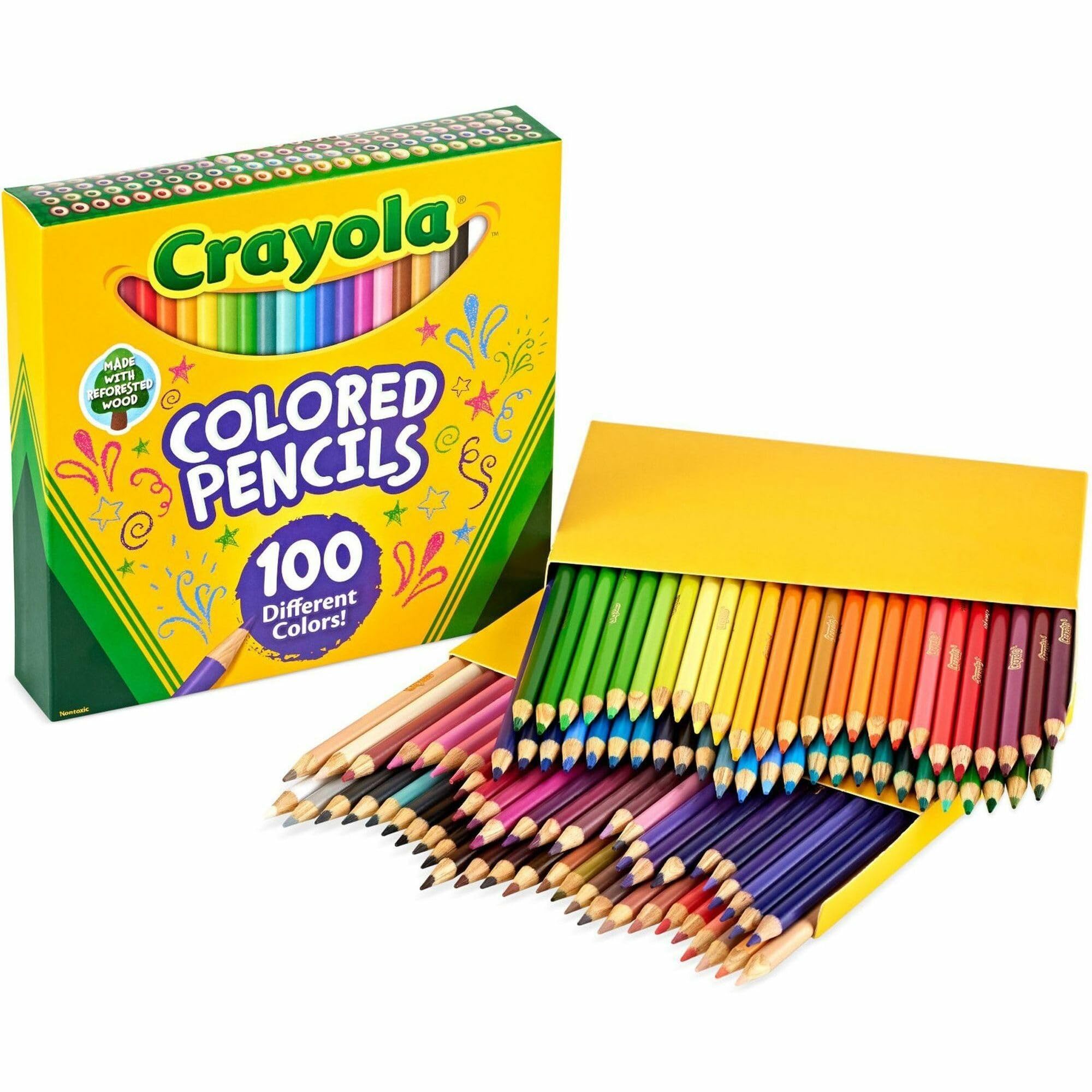 Crayola® Buntstifte, verschiedene Farben, 100 Stück