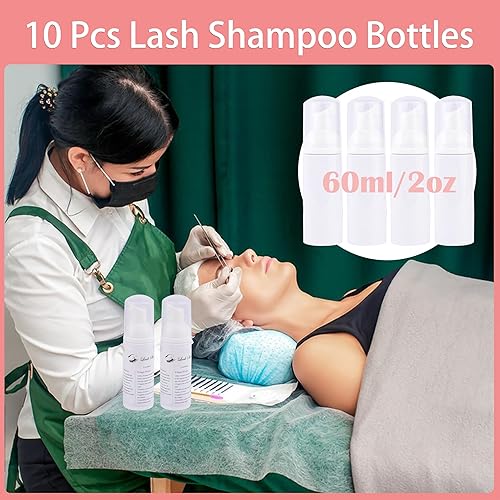 Miniatura 5 de Kit de cuidado posterior de pestañas de 50 piezas (negro) (blanco)