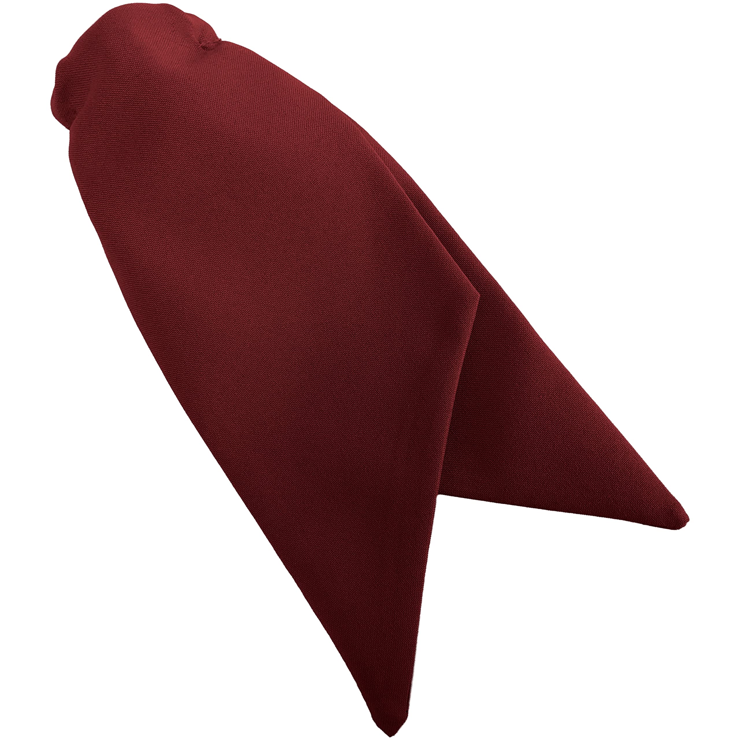 Great British Tie Club Women's Burgundy Clip On Cravat (Burgundy)