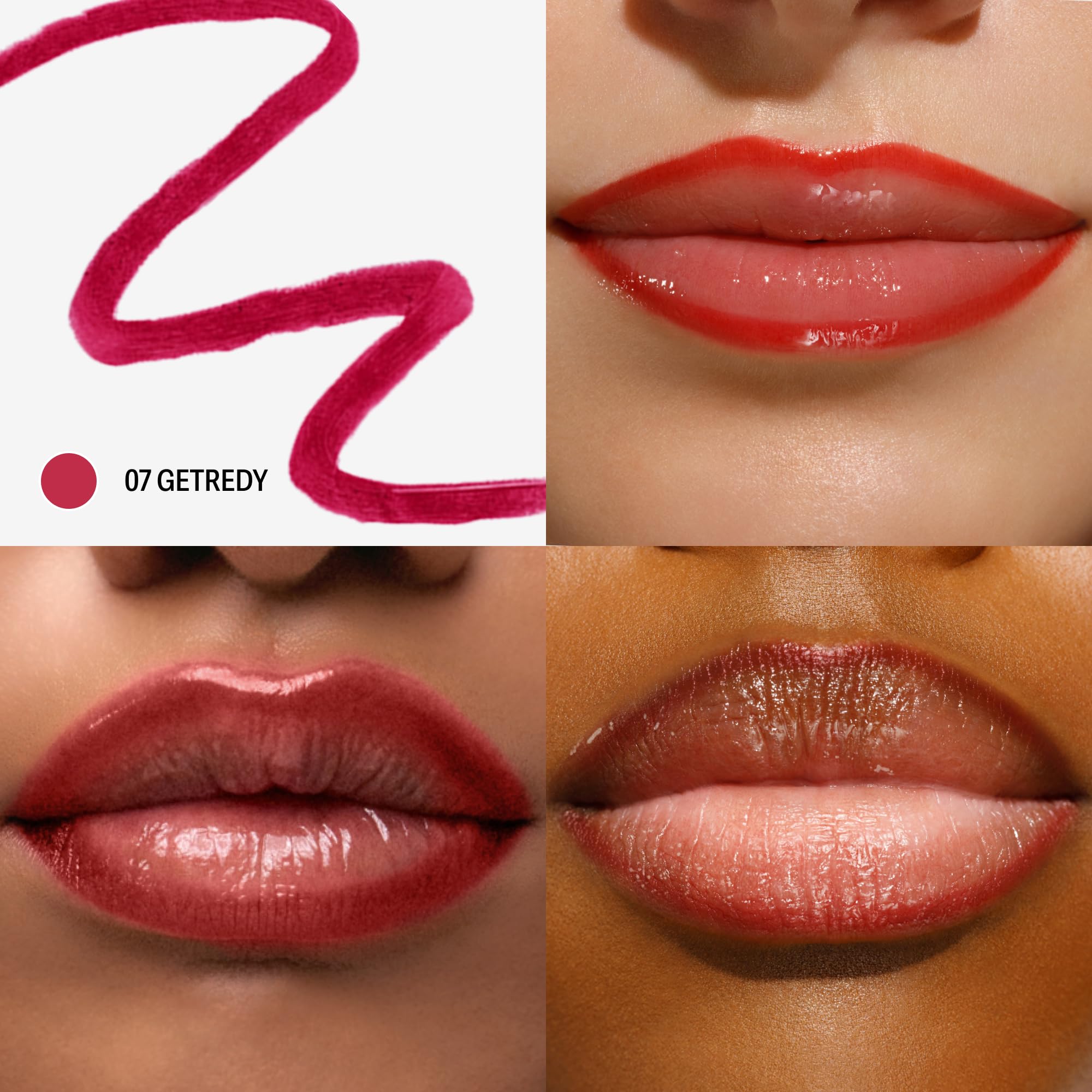 Sacheu Beauty Lip Liner Stay-N Soyulabilir Uzun Süre Kalıcı Dudak Çizgisi Belirginleştirici 07 Getredy 3.5M