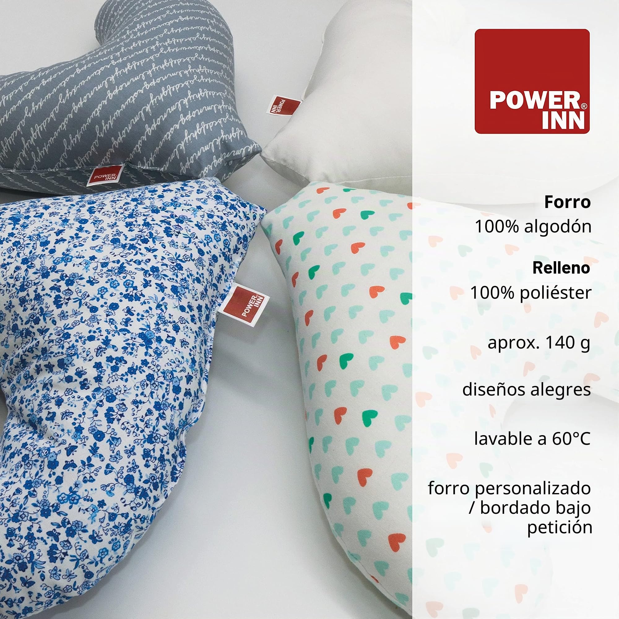 Cojín para el pecho Hope aprox. 32x34 cm | Cojín en forma de corazón para aliviar el dolor después de una mastectomía | suave cojín para el antebrazo o la axila | 100% algodón (Azul claro