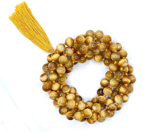 Miniatura 3 de Amazing Gemstone Japa Mala - Collar de 108 cuentas de oración y pulsera de muñeca Mala para meditación
