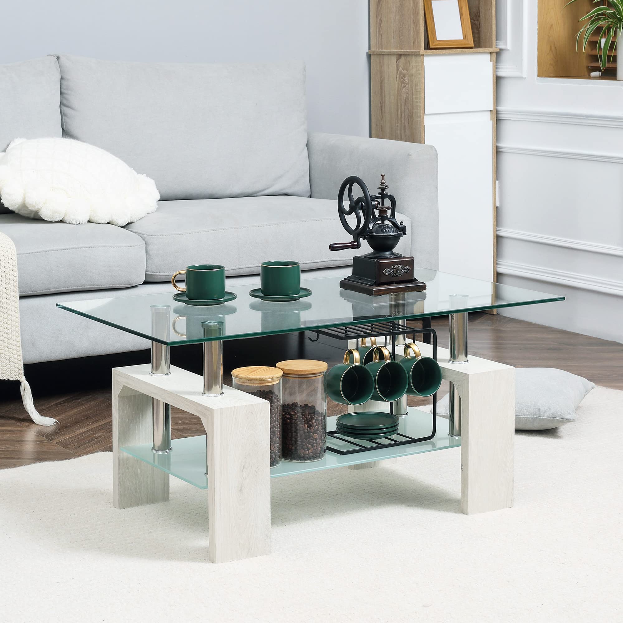 Tavolo Regolabile Per Letto Con Ruote - Scrivanía Mobile, Altezza Ajustable 55-87 Cm - Foto 2