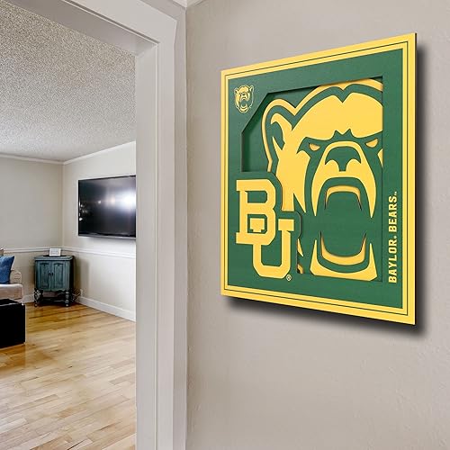 Vista 237 de YouTheFan NCAA Alabama Crimson Tide 3D Logo Series - Arte de pared - 12 x 12