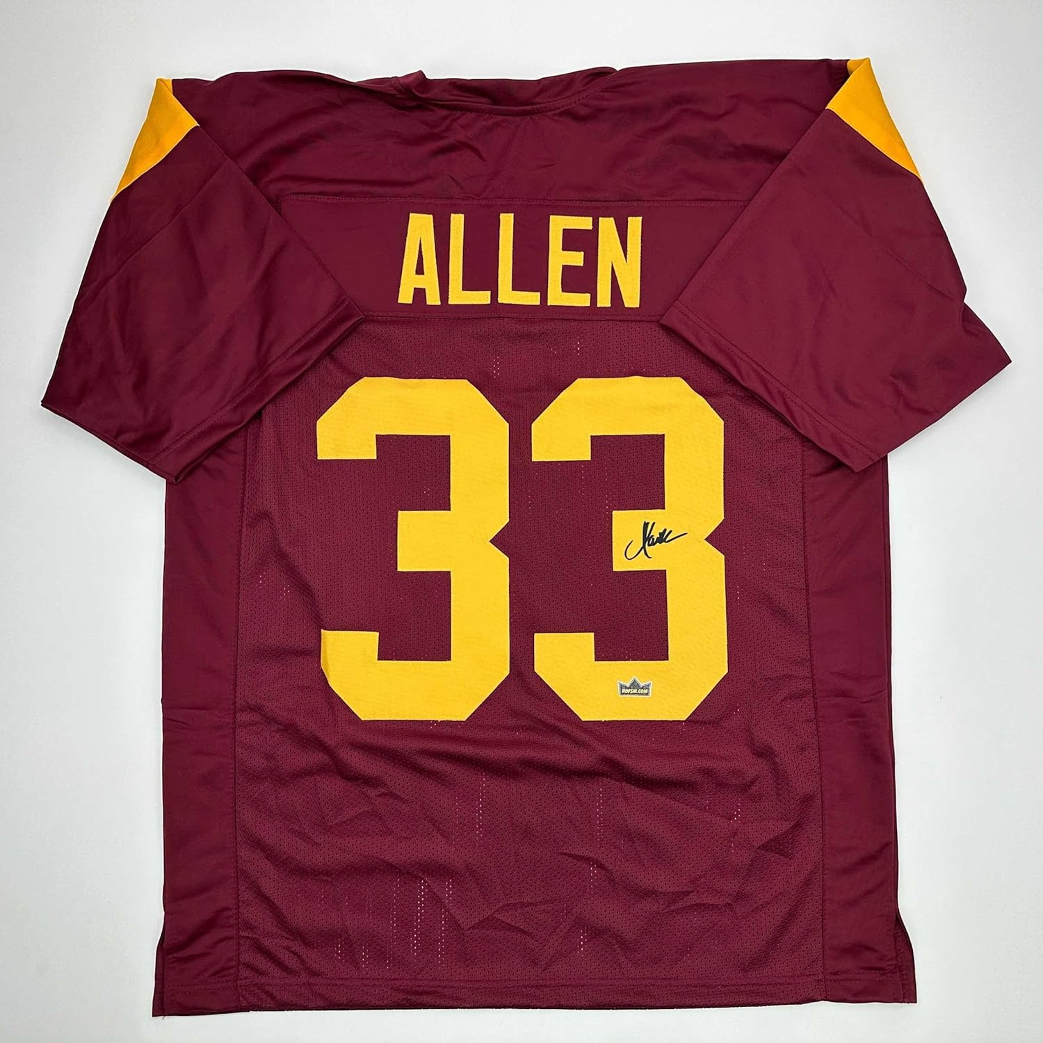 Facsimile Autographed Marcus Allen USC Maroon Reprint Laser Auto College Football Jersey Size Men's XL