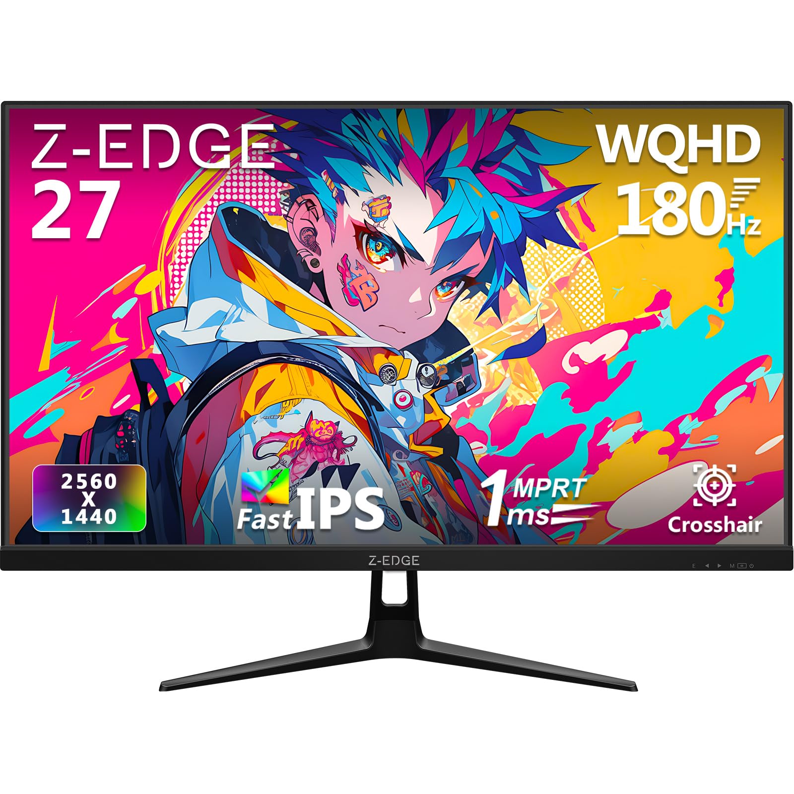 Amazon.co.jp: Z Z-Edge(ゼロエッジ) ゲーミングモニター 27 インチ