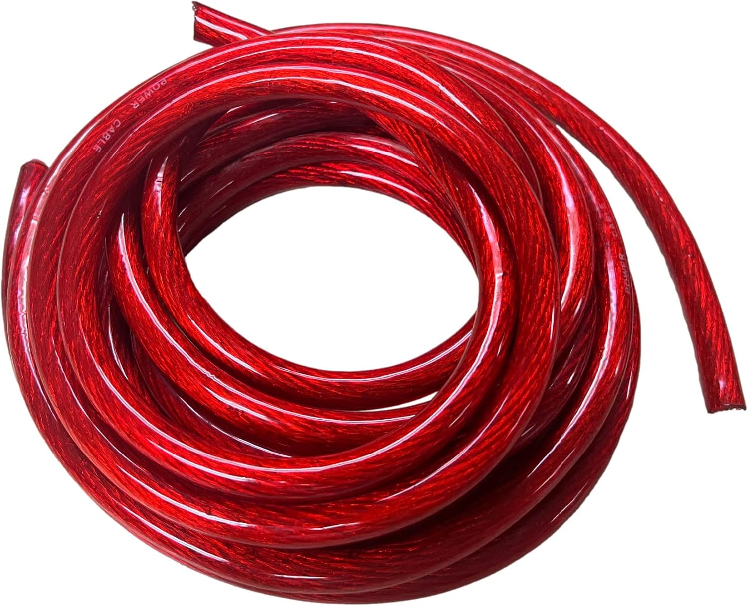 IMC Audio 1/0 Gauge CCA Power Red Wire Cable (10ft) for Car Audio, Automotive, Speaker, Amp, RV, Trailer, 12V Power Inverter