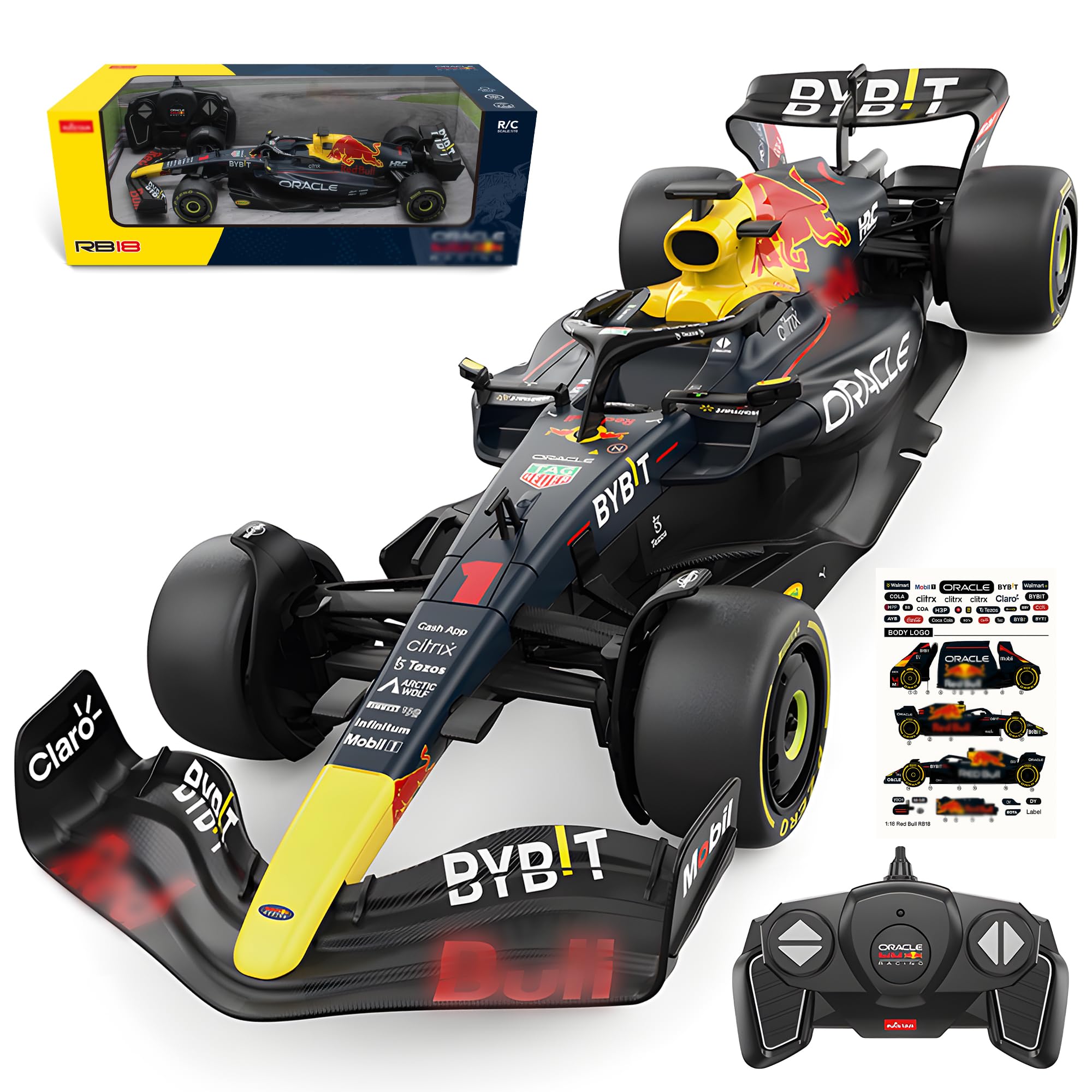 Amazon.com: BEZGAR F1 Remote Control Car - Officially Licensed