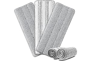 3-Pack Washable Premium Replacement Pads for Microfiber Mops