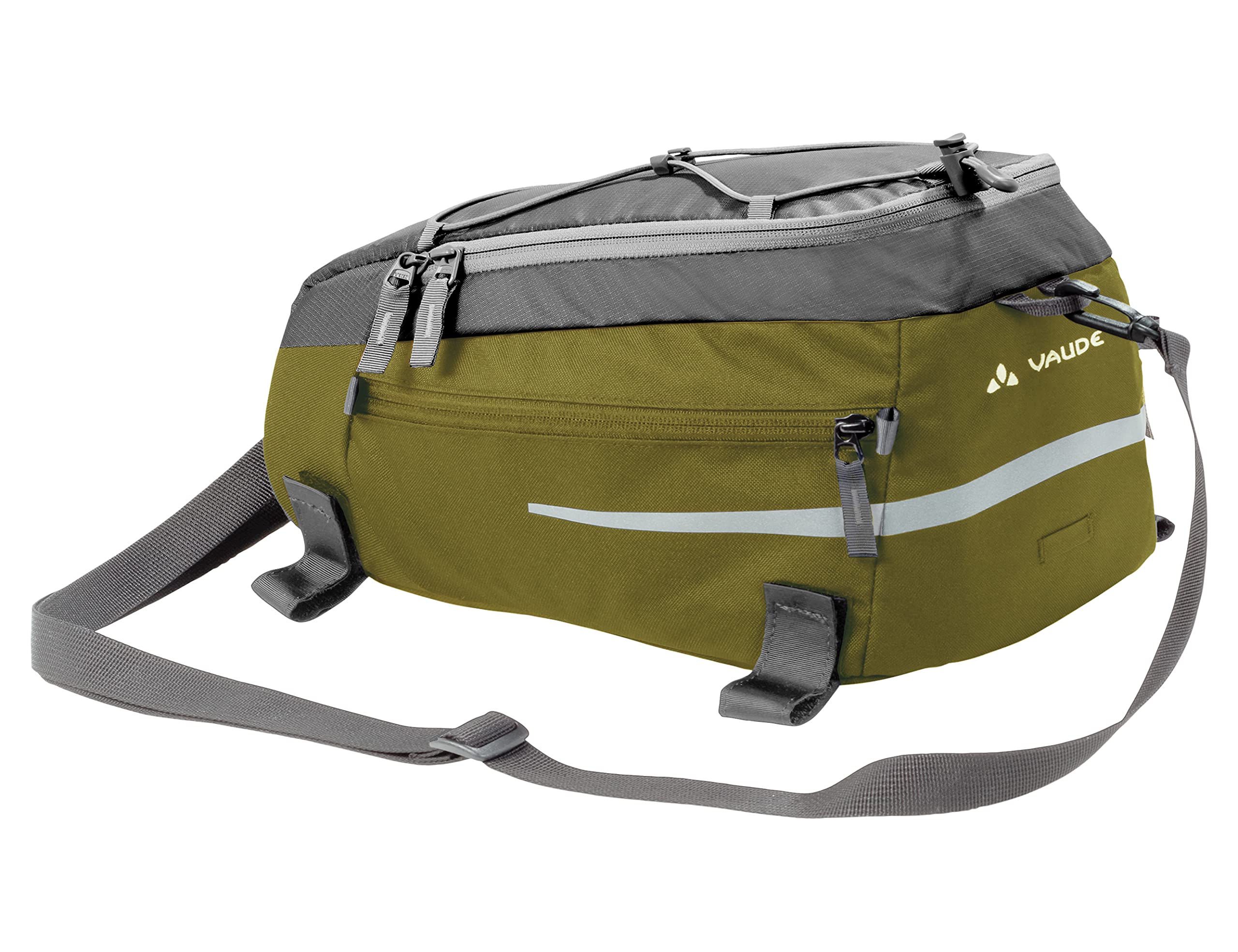 VAUDE Unisex - Adult Silkroad M Pannier Rack Bags, Bamboo, One Size