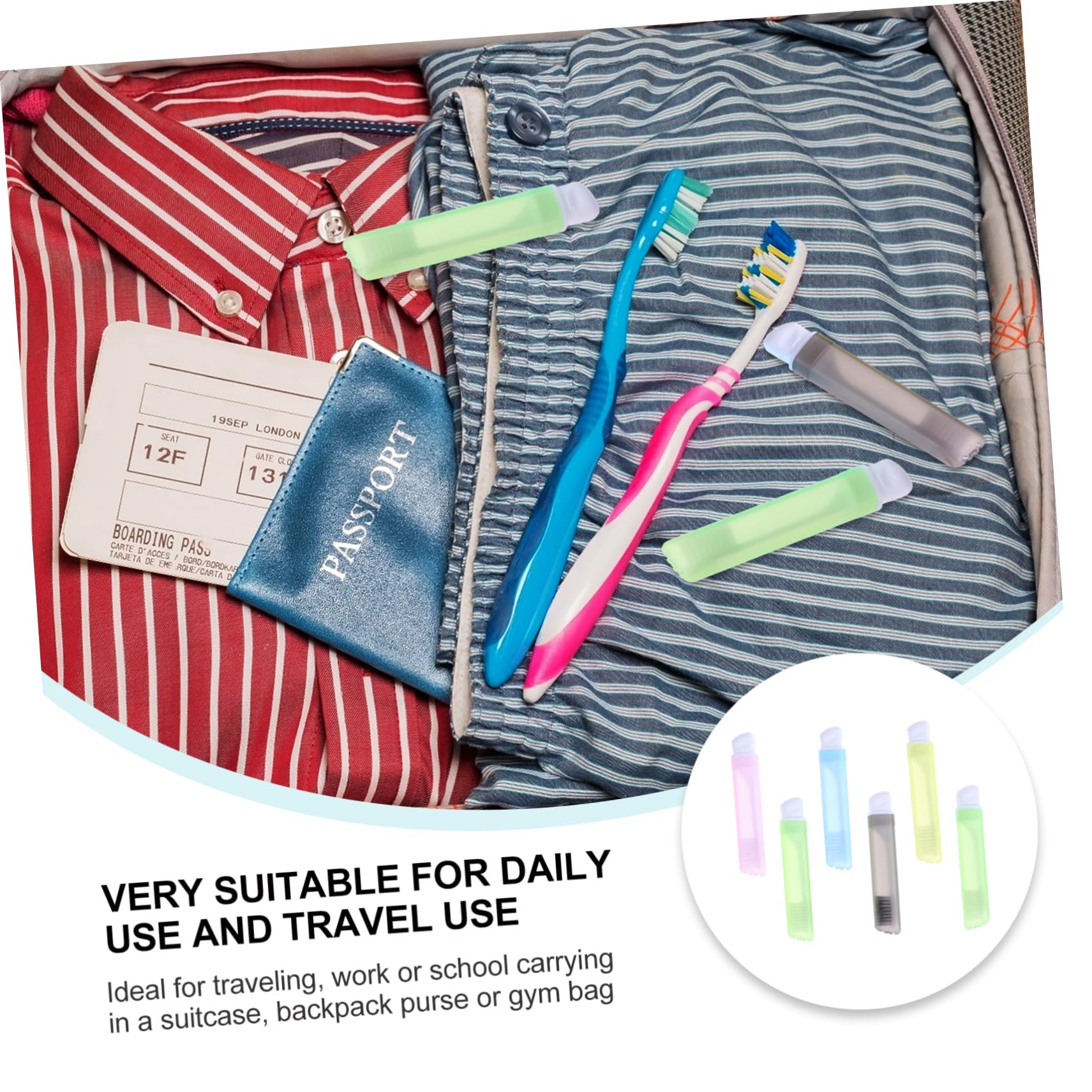 Beavorty 18 Pezzi Spazzolino Portatile Pieghevole Spazzolini Da Viaggio Spazzolino A Setole Morbide Spazzolini Da Denti Per Adulti Kit Da Campeggio Gengive Sensibili Kit Da