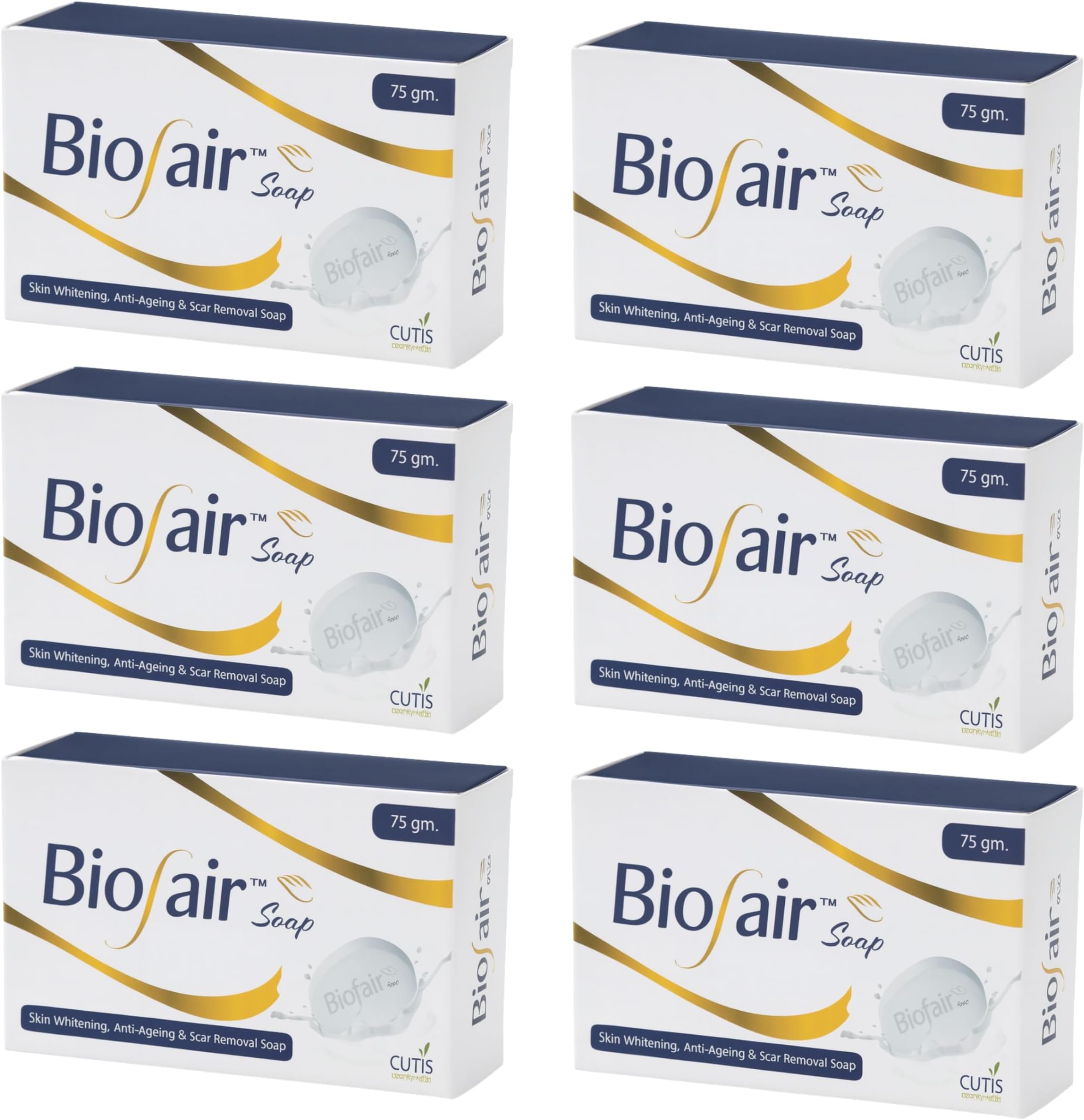 Biofair Glutathione Skin Whitening Soap For Brightening & Whitening For All S...