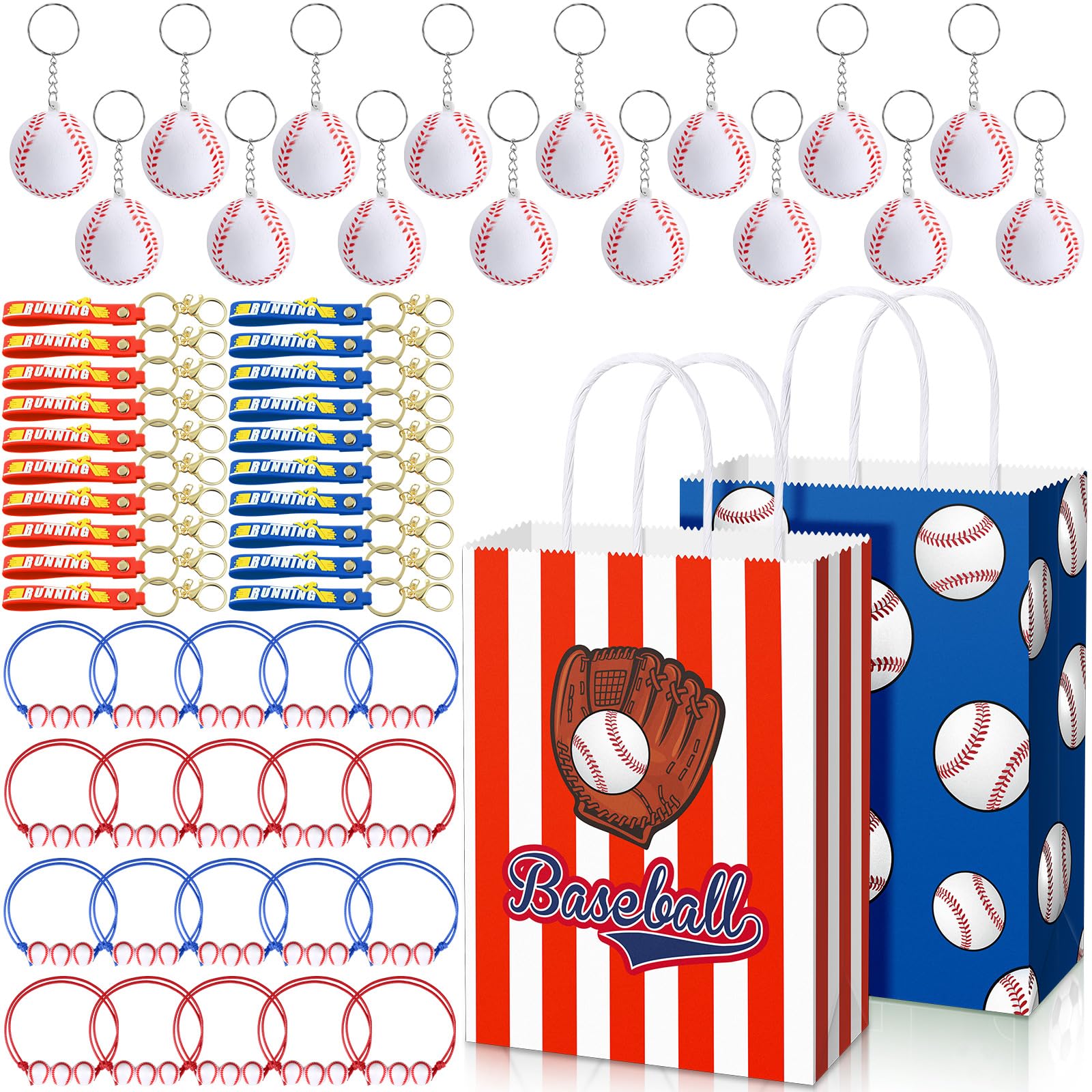 Photo 1 of Pasimy 72 Pcs Baseball Party Favors Set 