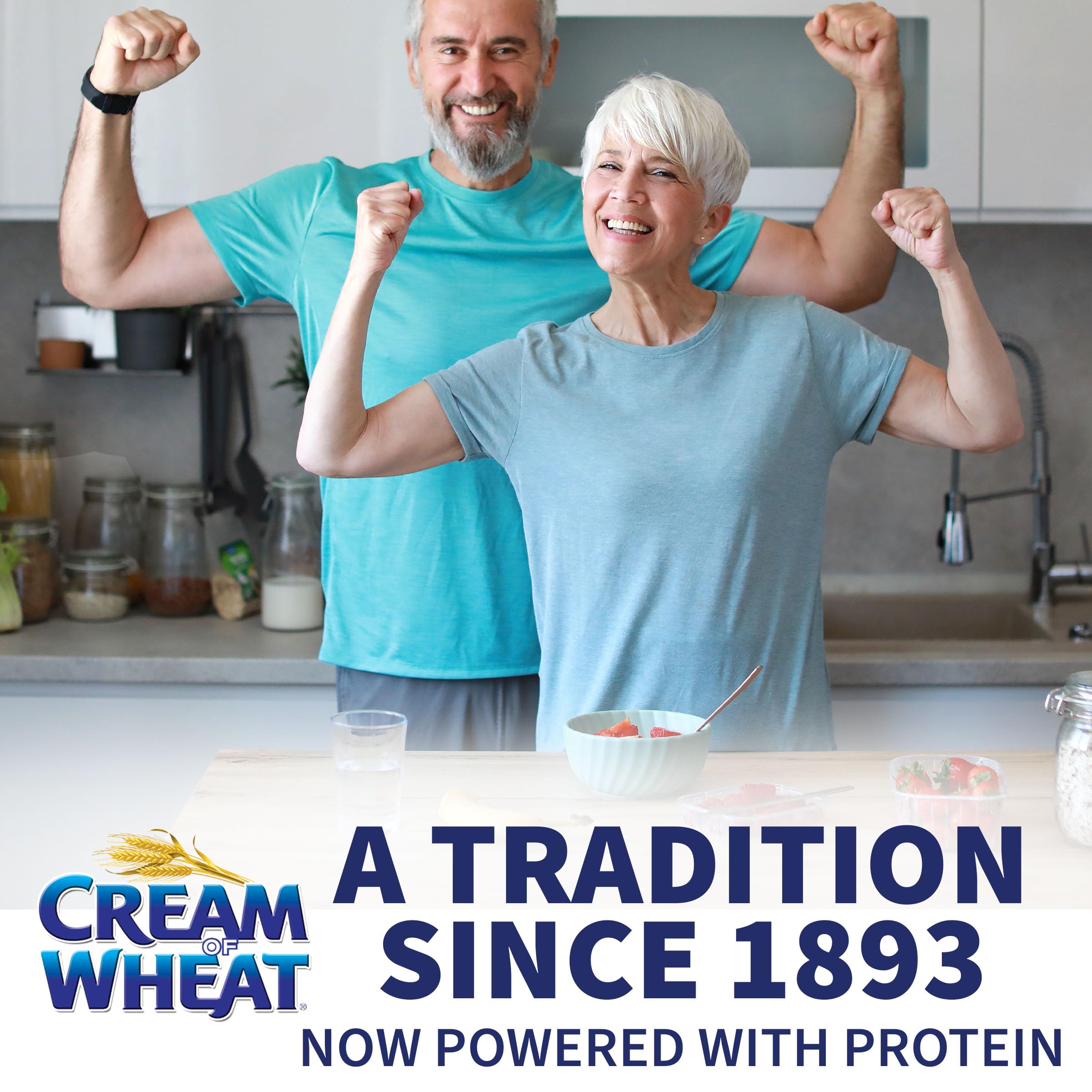 Cream of Wheat Instant High Protein Hot Cereal Original 1 34 Ounce 6 Packets — view 8