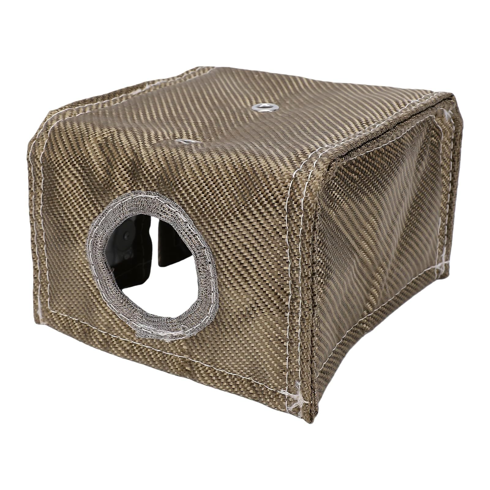 Jectse Mini Bagger Schalldämpfer Abdeckung, Glasfaser Hitzeschild | High Temp Muffler Blanket for Skid Steer, with Aluminum Foil, for Rato 420cc