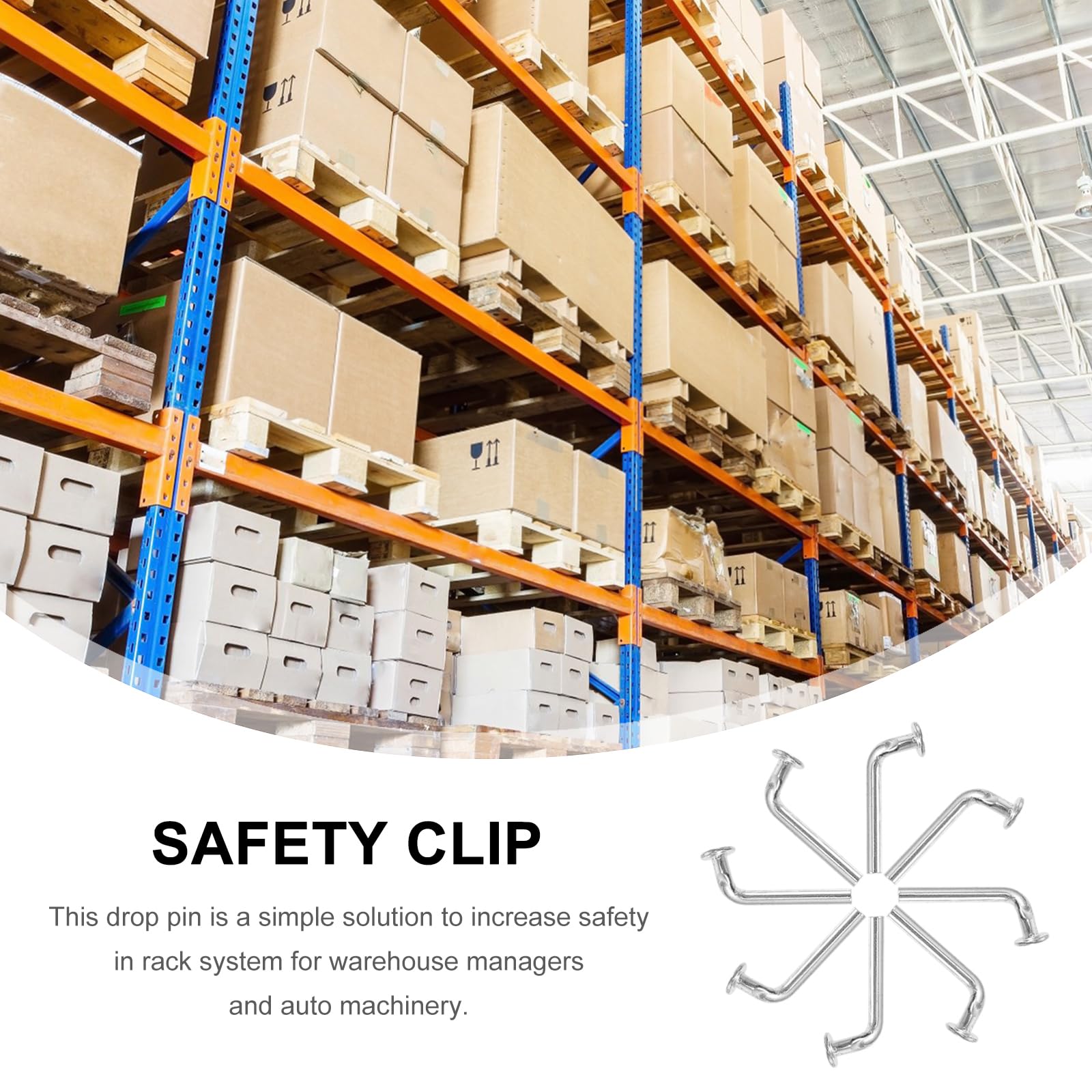 generic Perni Di Sicurezza Universali M5 Con Bulloni a Testa Tonda 100 Pezzi Antiruggine Per Scaffalature Pallet Magazzini E Uso Domestico Facili Da Installare