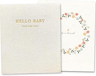 Peachly Baby Memory Book | Baby Book First Year Baby Book Keepsake for M...
