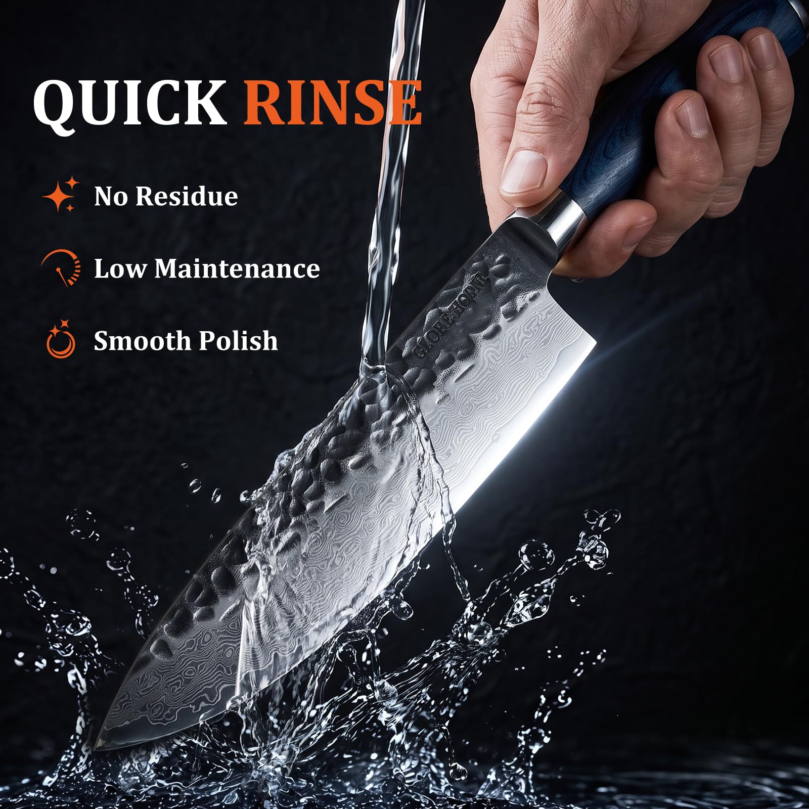 8" Japanese Damascus Chef Knife – High Carbon Stainless Steel, 67 Layers — Amazon image 7