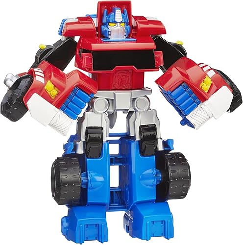 Figura de acciĂłn Playskool Heroes Transformers robots de rescate Optimus Prime figura exclusiva Figura de acciĂłn Playskool Heroes Transformers robots de rescate Optimus Prime figura exclusiva