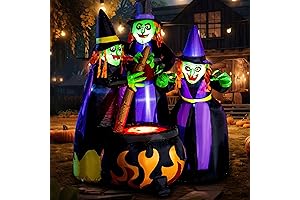 Joiedomi Halloween Blow Up Witch
