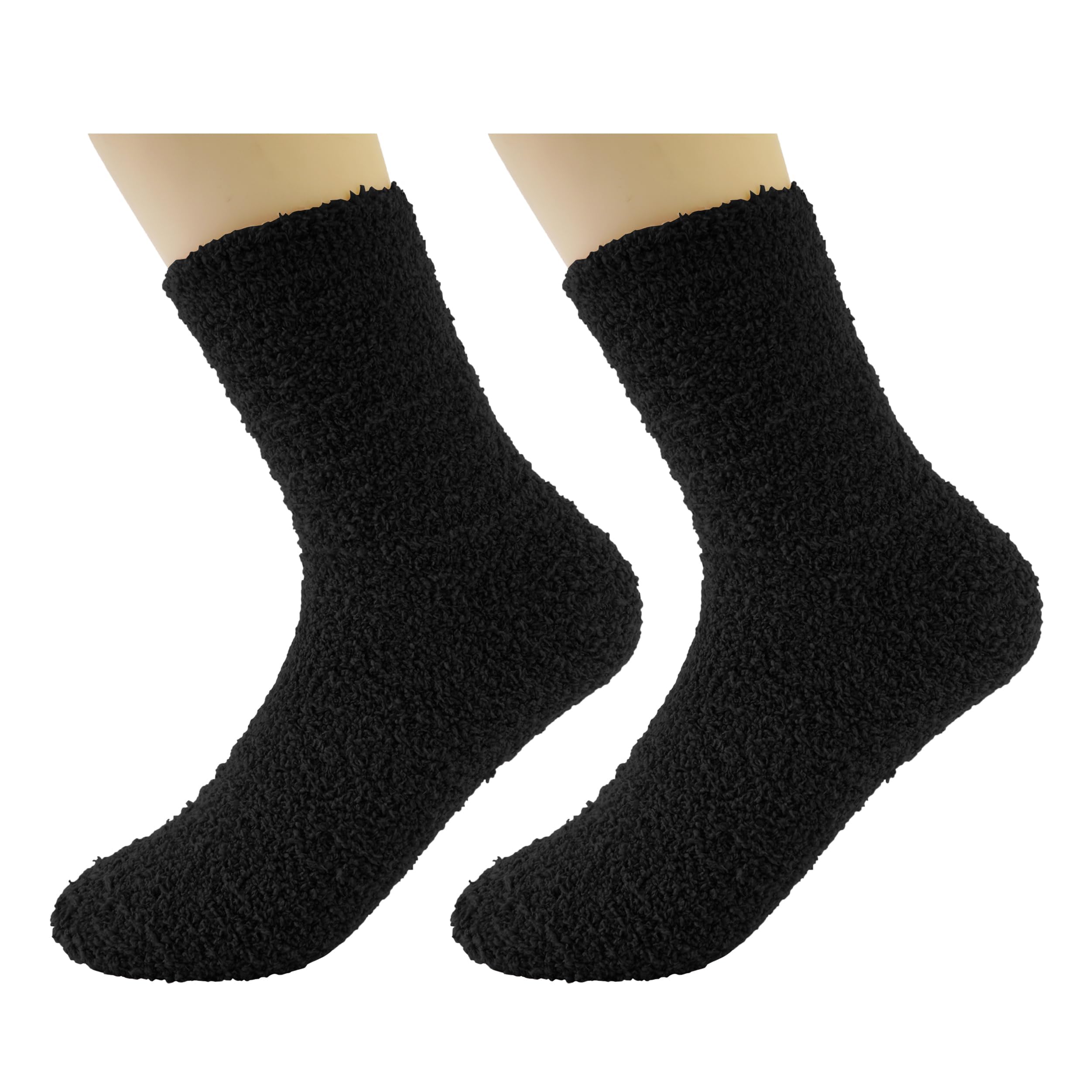 OVOV 3 Paar Herren Bodensocken Winter Warm Coral Fleece Flauschige Weiche Fuzzy Home Socken