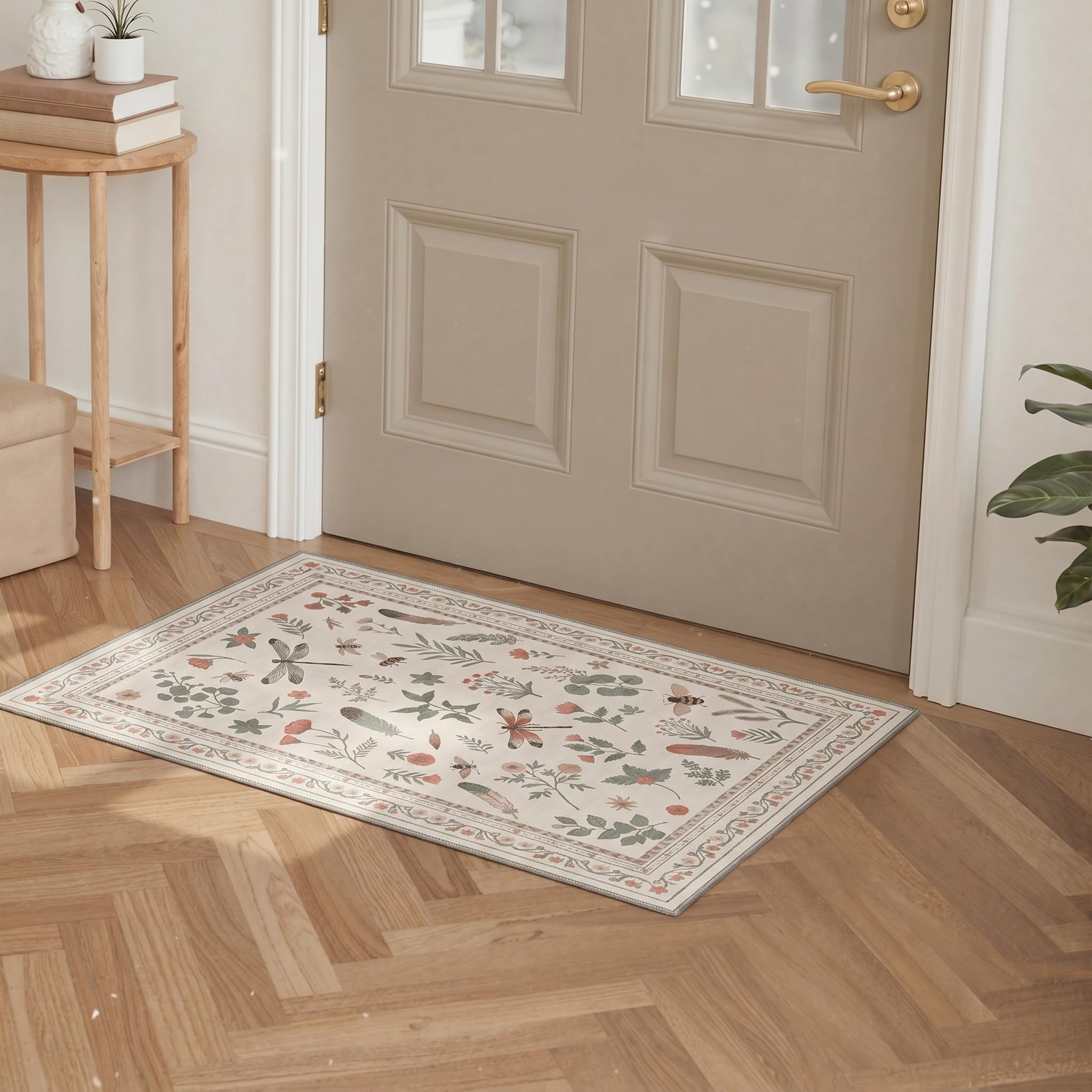 BEIMO Washable Rug Nature Bionic Ochre Bloom 40x60cm Living Room