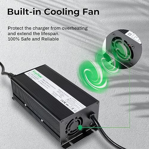 Miniatura 4 de Batería de litio de 24 V 50 Ah con cargador de batería de 24 V, batería recargable LiFePO4 con mantenedor de batería de 15 A