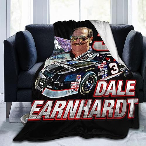 Miniatura 9 de SUMITHPX Manta de franela de Dale número 3 Earnhardt de forro polar lanudo para hombre, sofá, sala de estar, camping, 80 x 60 pulgadas