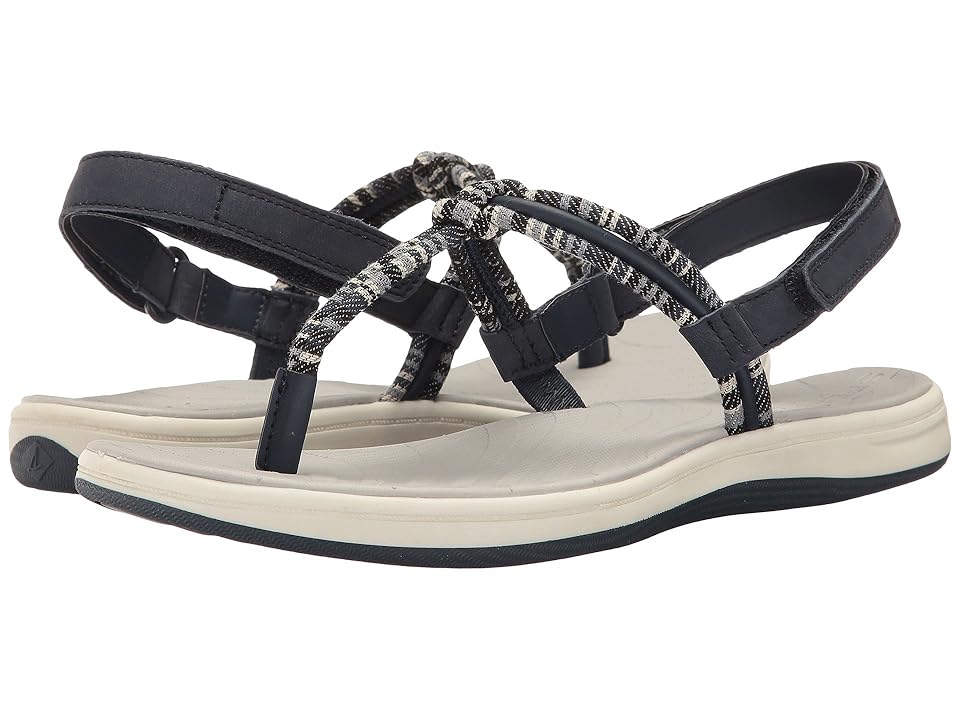 

Sperry Seabrook Elsie (Navy/Denim Stripe) Women's Sandals