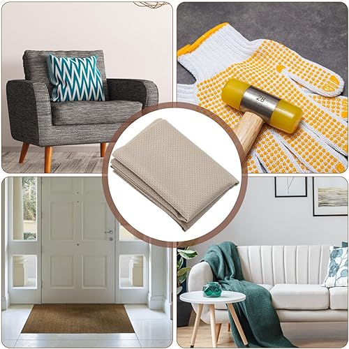 Miniatura 7 de Tofficu Alfombra de tela antideslizante, 2 piezas, almohadilla antideslizante para colchón, antideslizante, tapete de base antideslizante, tapete