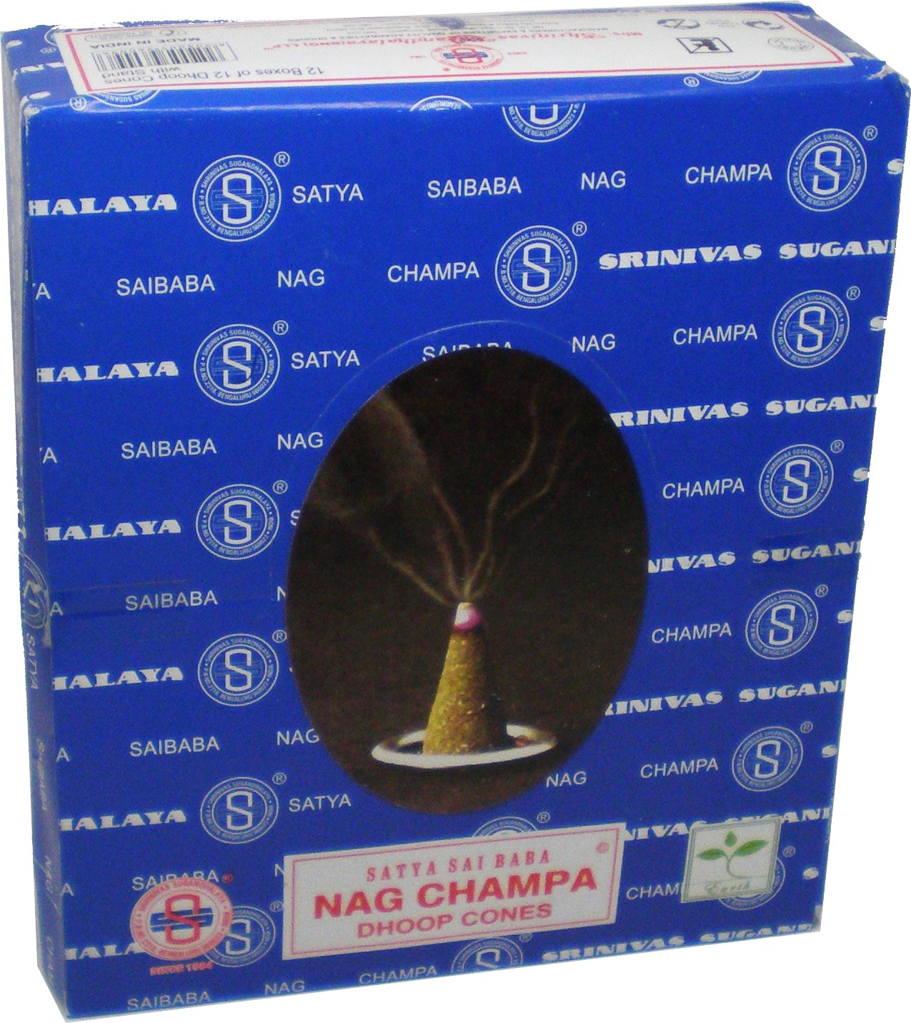 Incense Nag Champa Dhoop Cones – Satya – Lot de 12 Boites