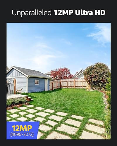 Miniatura 2 de ANNKE C1200 Cámara IP PoE de seguridad de 12MP al aire libre, cámara domo de vigilancia gran angular de 134 con IA inteligente, visión nocturna a