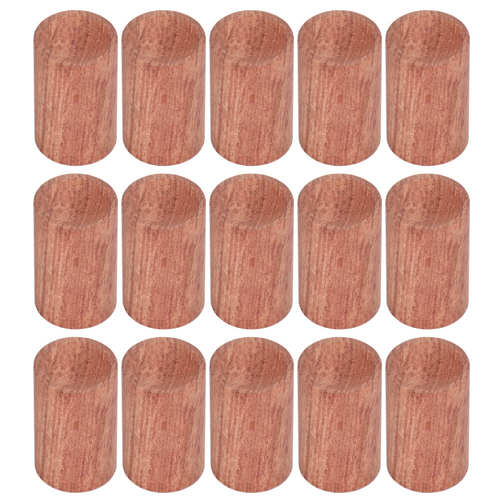 Difusor de aceites Esenciales de Madera, difusor de aromaterapia de Palisandro para Regalo de relajación, Mini Redondo portátil, 15 Uds.