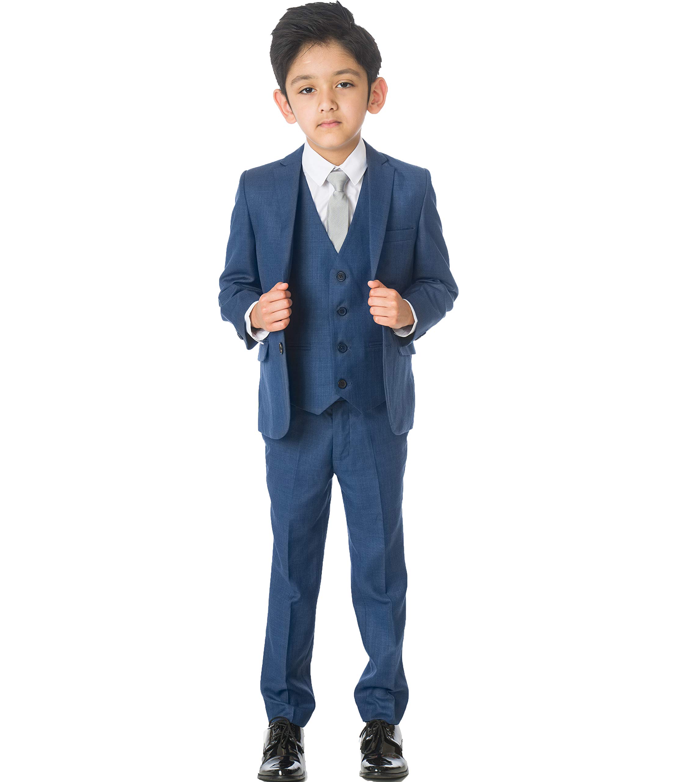 Milano MayfairBoys Blue Suit, Boys Wedding Page Boy Party Prom Suit, 12-18m to 14 Years