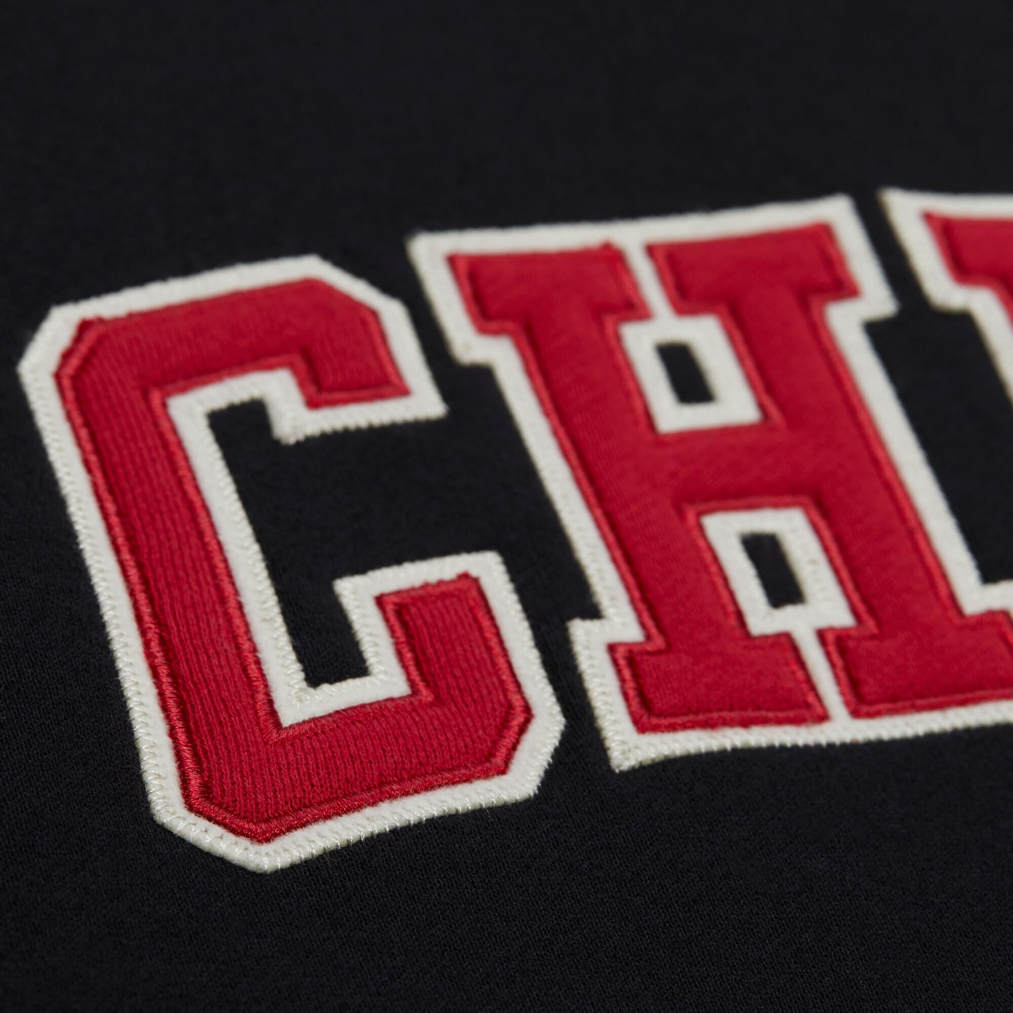 Mitchell & Ness Courtside Fleece NFL Vintage College Jacke mit Kapuze, farblich abgesetzte Ärmel, Druckknopf Verschluss, Herren, Frauen, Kinder, Unisex, Frühling, Sommer, Herbst, Winter