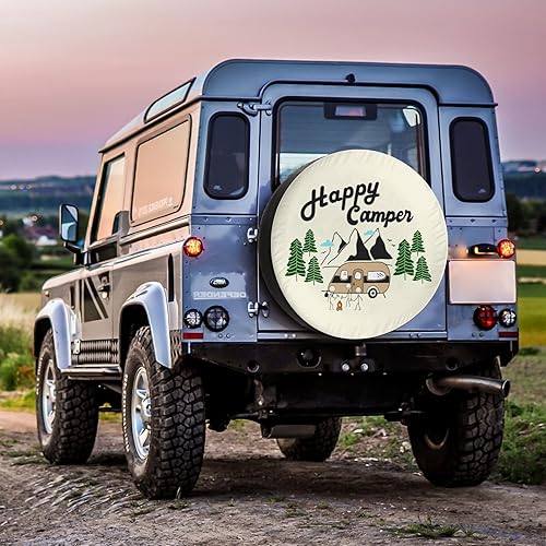 Miniatura 6 de Cubierta de neumático On Cloud Nine a prueba de polvo, resistente a la intemperie, ajuste universal para remolque, RV, SUV, camión, cámper, remolque