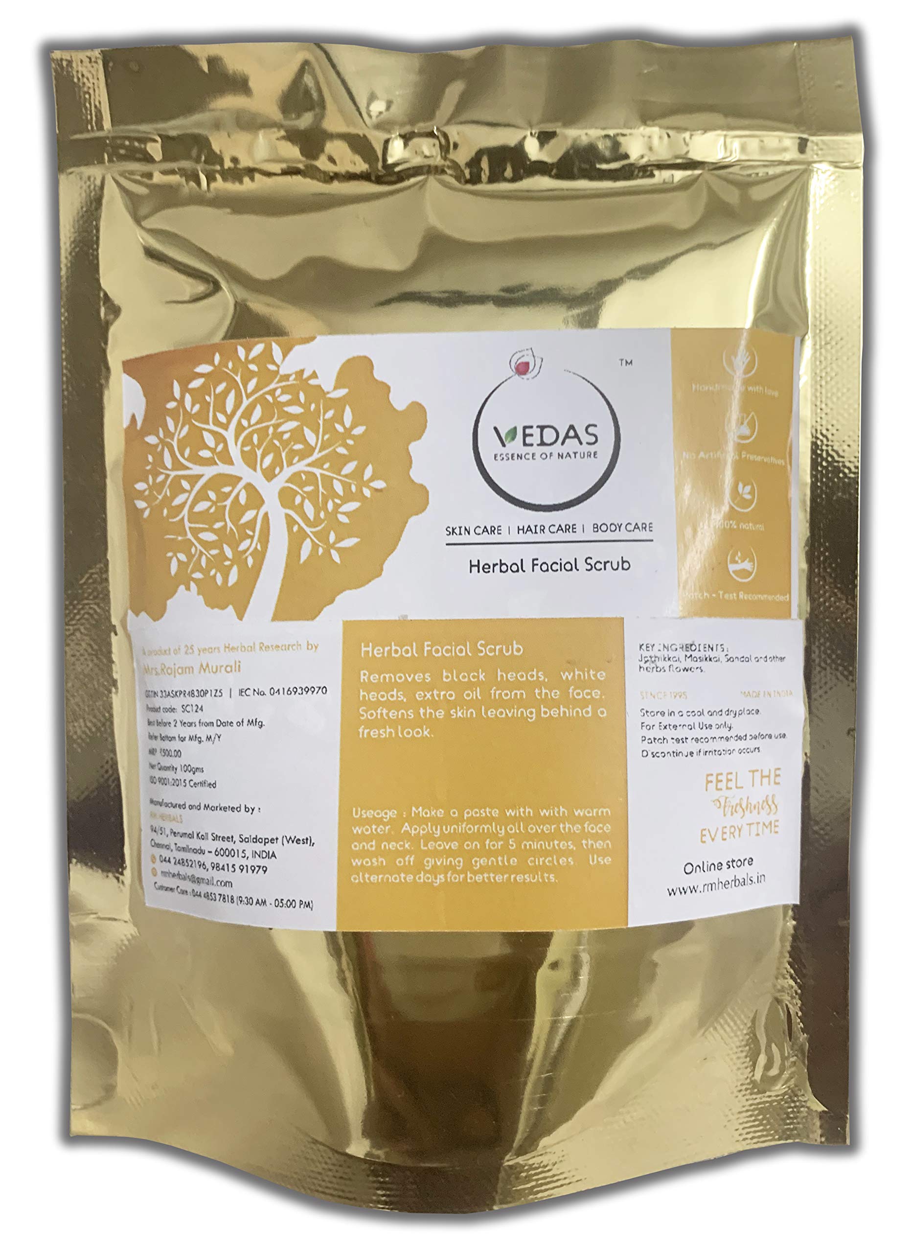 RM HerbalsVedas Herbal Facial Scrub