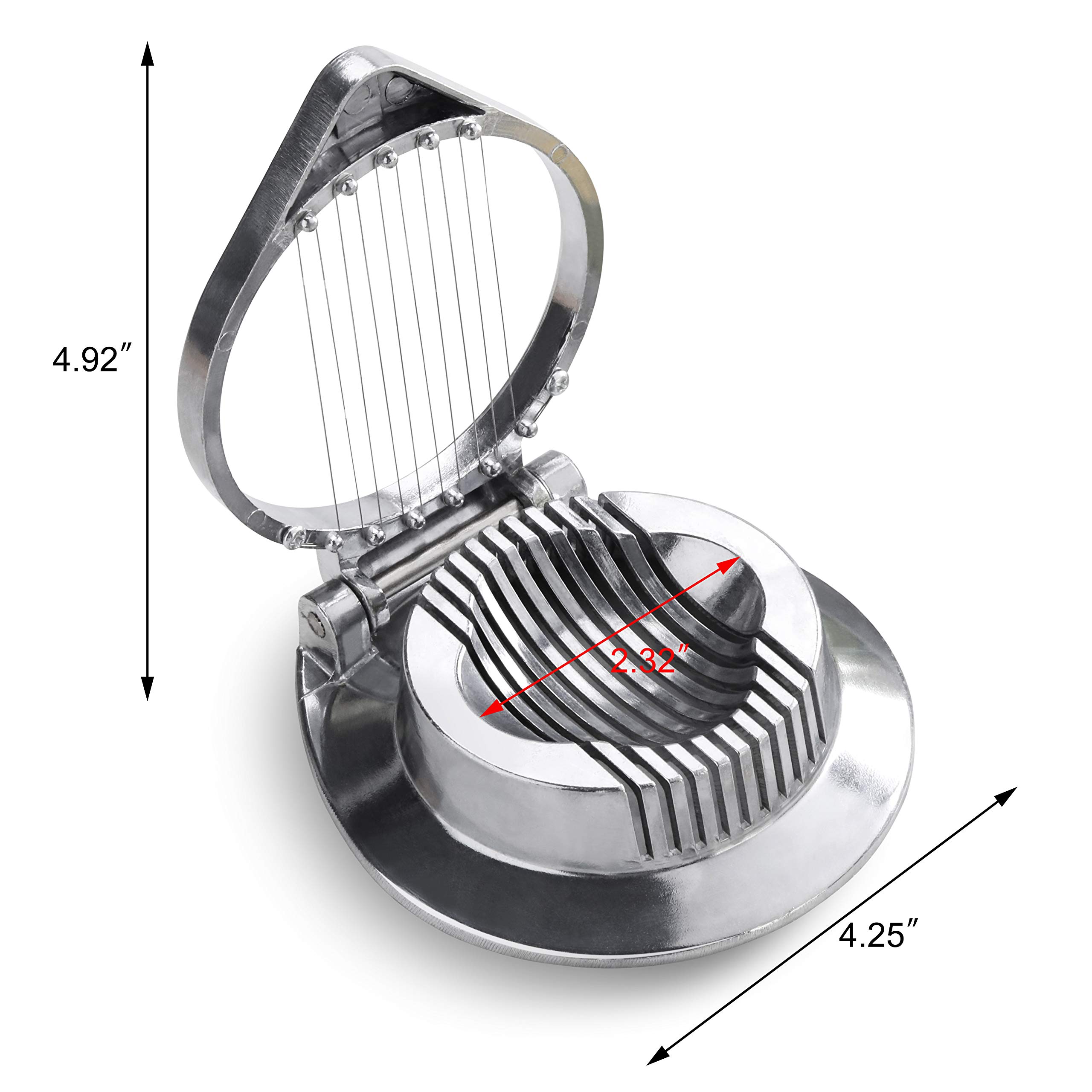 New Star 36459 Commercial grade cast aluminum Egg affettatrice