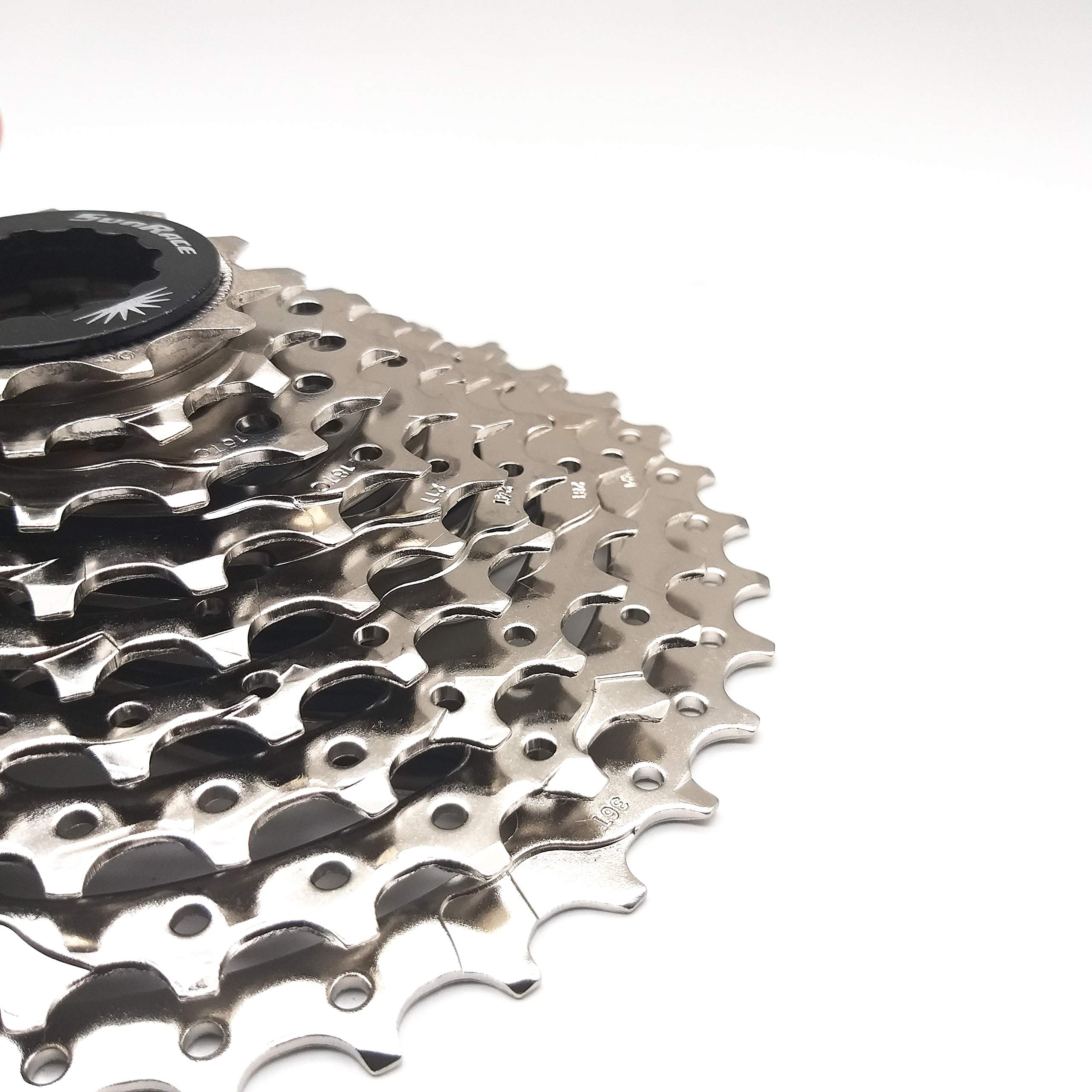 Piñón Casette,Bike Velocidad Cassette Bici de la Bicicleta del Volante 1 Individual Moto Velocidad Gratis Fly Wheel níquel Cromo molibdeno Acero
