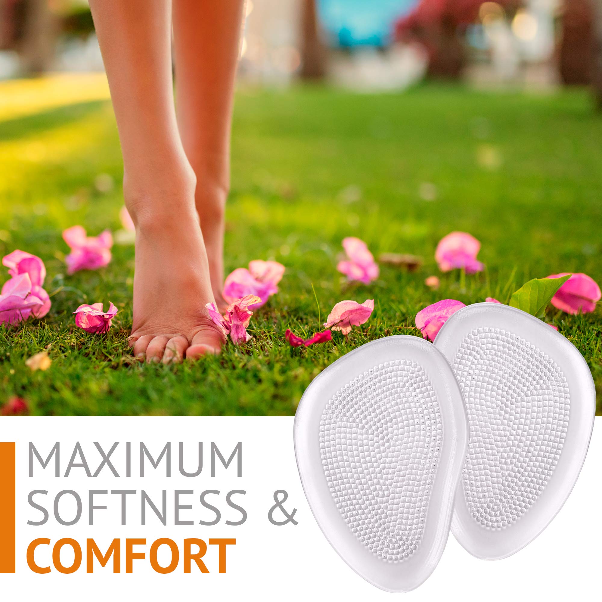 Metatarsal Pads Ball of Foot Cushion 6 Pieces Metatarsal Pads for