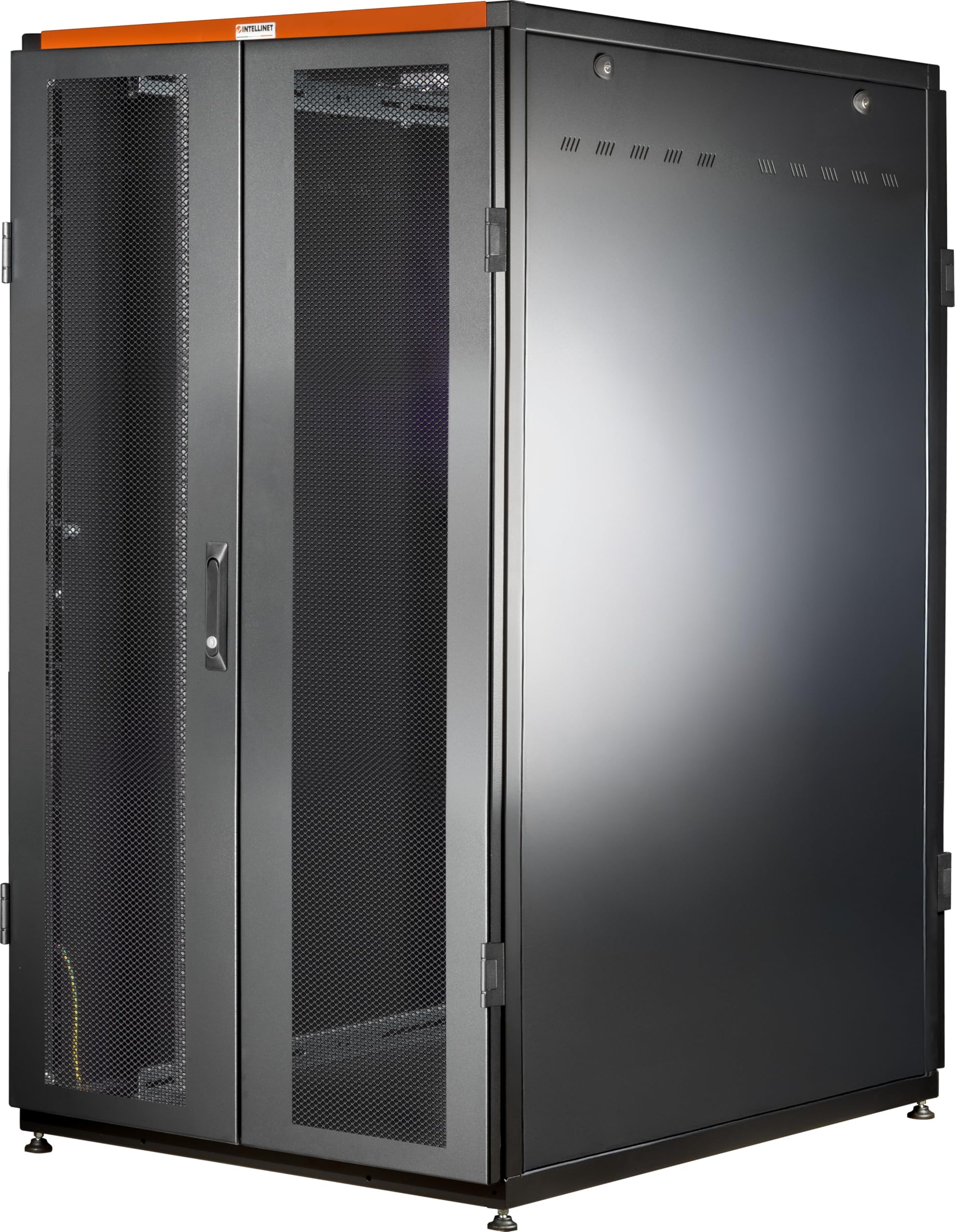 Intellinet 161828 Armadio Server Rack NextGen 1000 19" 800x1200 33U Nero Doppia Porta Grigliata Nero