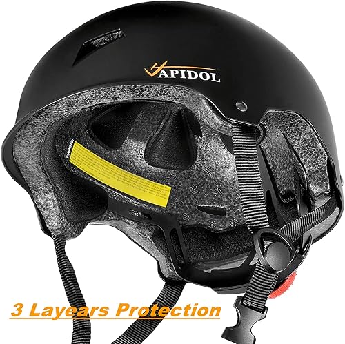 Miniatura 2 de Casco de monopatín, resistencia al impacto y ventilación, multideporte, monopatín, patineta, patinaje, patinaje, bicicleta, para niños, jóvenes y