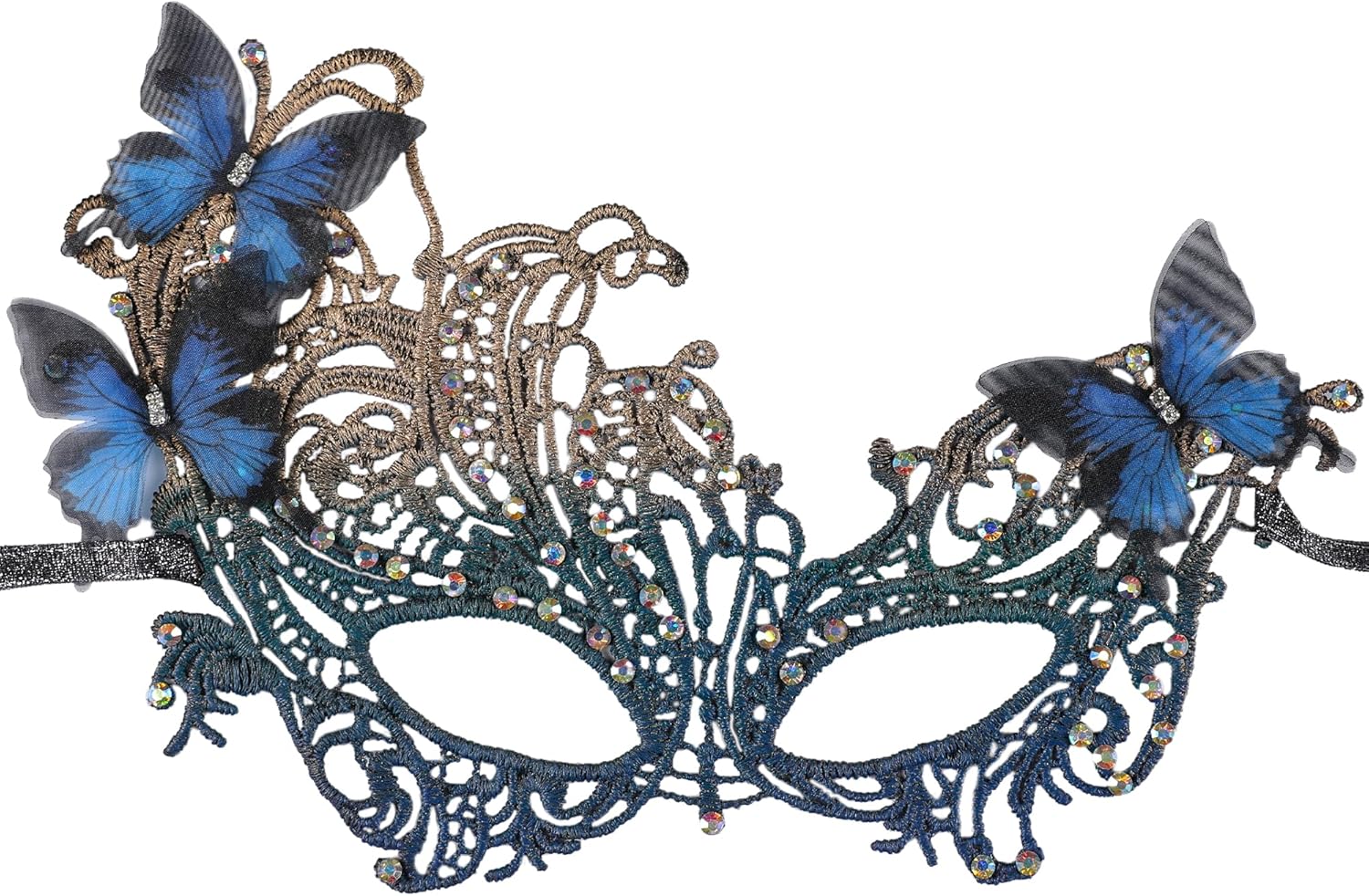 Halloween Lace Masquerade Masks - 1920s Vintage Antique Mask for Men Women Carnival Party Carnival Evening Prom