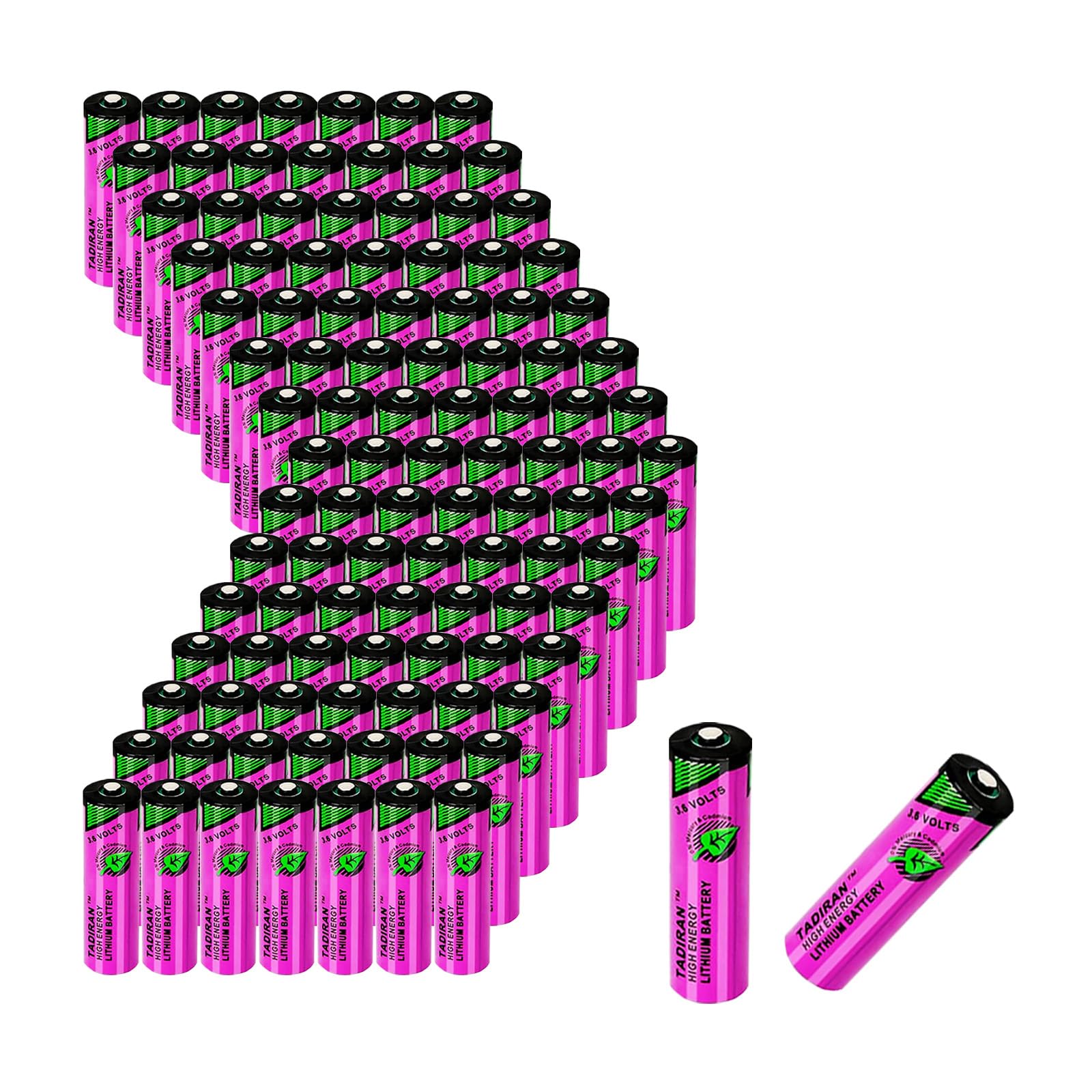 100-Pack TL-5903 3 6v 2400mAh AA SL-360 PLC 6ES7971-0BA00 Non-Rechargeable Lithium Battery for Siemens S7-400 PLC Machine