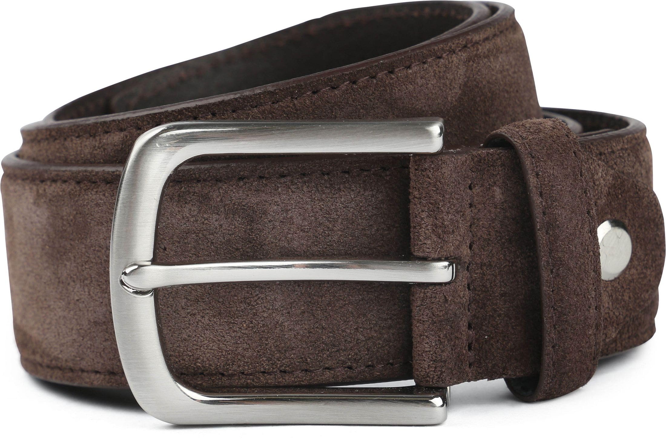 Suitable Ledergürtel Wildleder Braun - Grösse 95 - Herren - Bekleidung - - Wildleder -