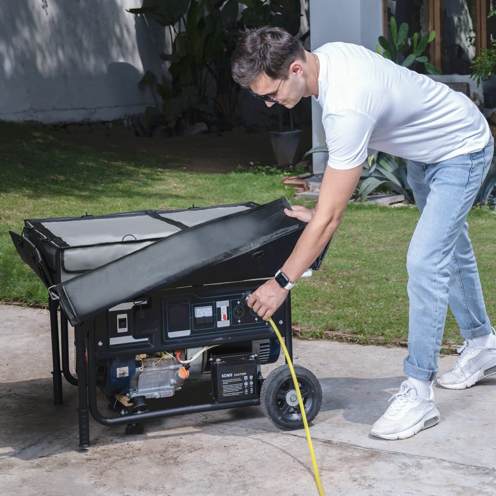 IGAN Generator Covers While Running, 100 Waterproof Generator Tent
