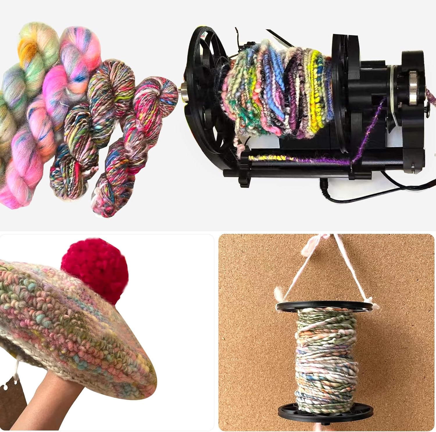 Spinning Wheel Wool Electric Spinning Wheel Wool Kit Household Mini Spinning Wheel Wool