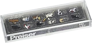 Preiser HO Scale Model Figure/Animal Set - Birds (Pigeons, Seagulls, Crows) 22Pk