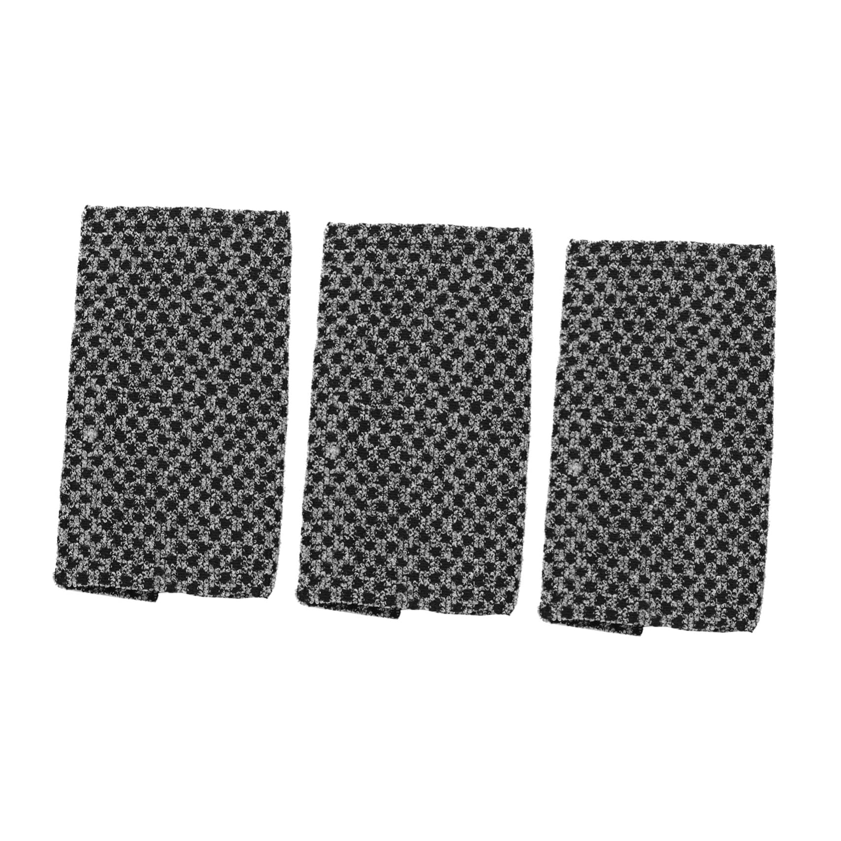 OUNONA 3Pcs Exfoliating Body Scrub Towels Dual Sided Back Rubbing Towels for Deep Cleaning Long Straps for for Comfortable Bathing